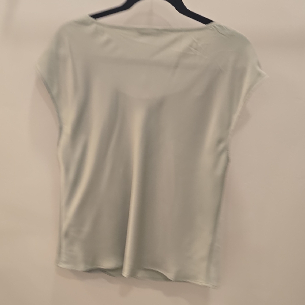 Banana Republic Women's sage green Cowl Neck Blouse - Picture 6 of 8